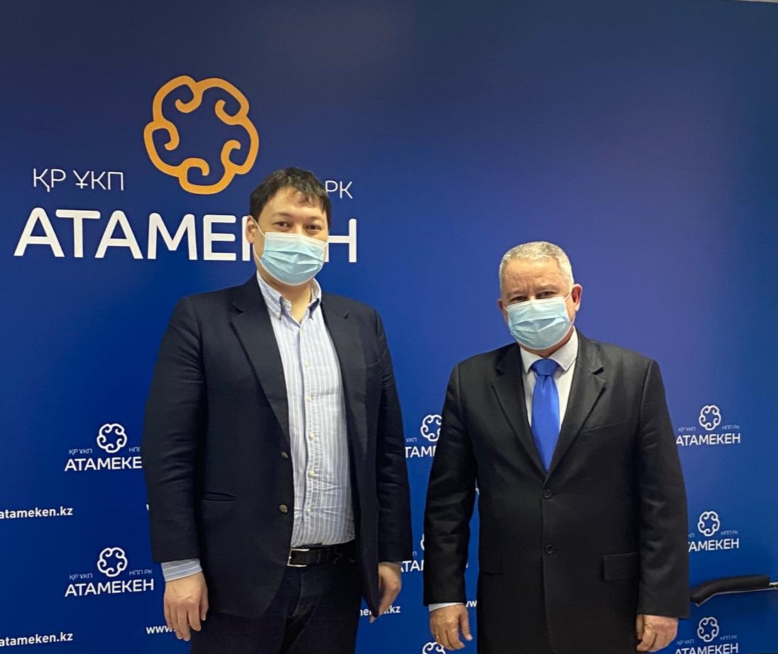 Встреча с Чрезвычайным  и Полномочным Послом Республики Кубы в РК Эмилио Певида Пупо